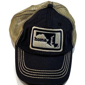Home Maryland Adjustable Hat Cap Mesh Back State Map